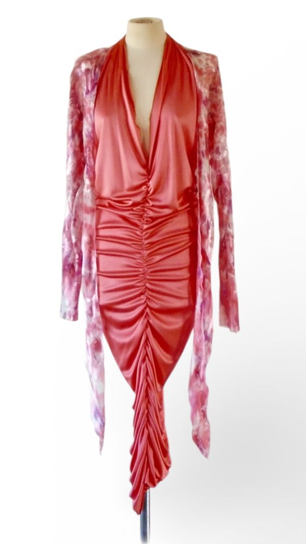 Christina Halter Dress with Bias Jacket
