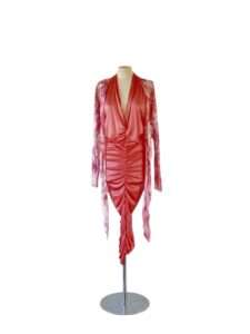 Christina Halter Dress with Bias Jacket