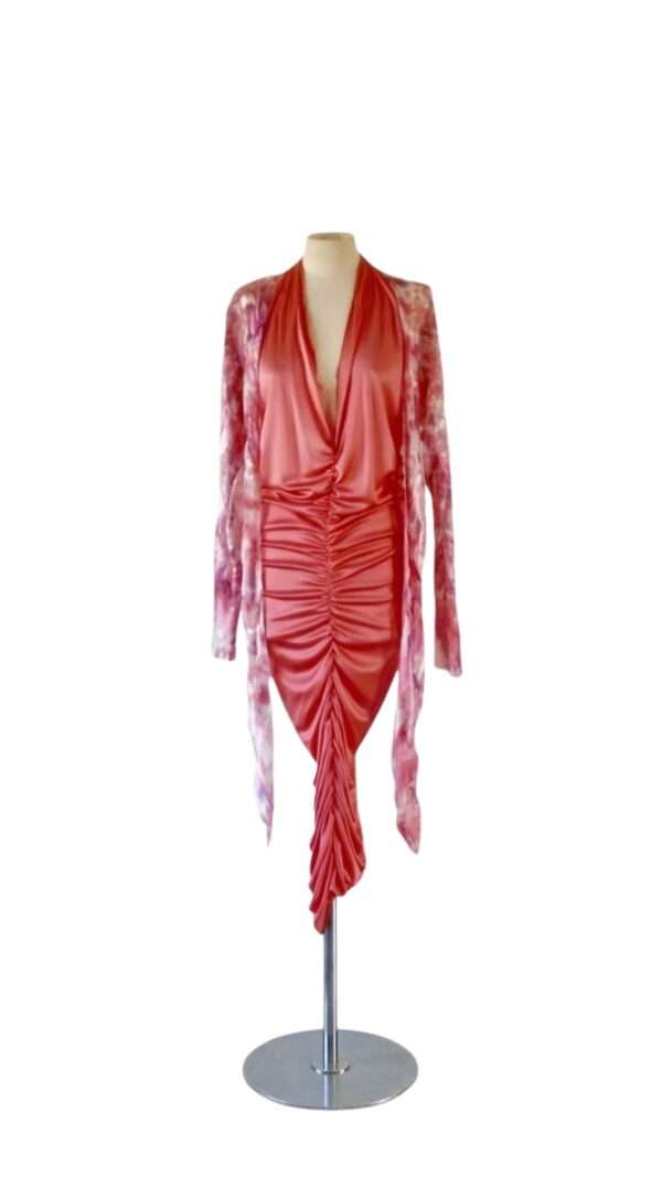 Christina Halter Dress with Bias Jacket