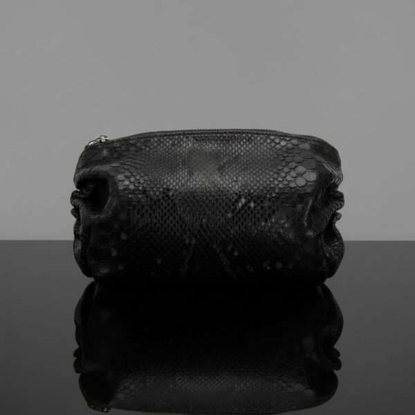 Python Stamped Vegan Leather Bag 03