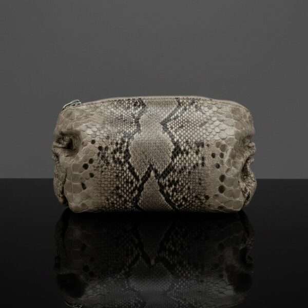 Python Stamped Vegan Leather Bag 02