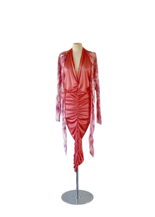 Christina Halter Dress with Bias Jacket